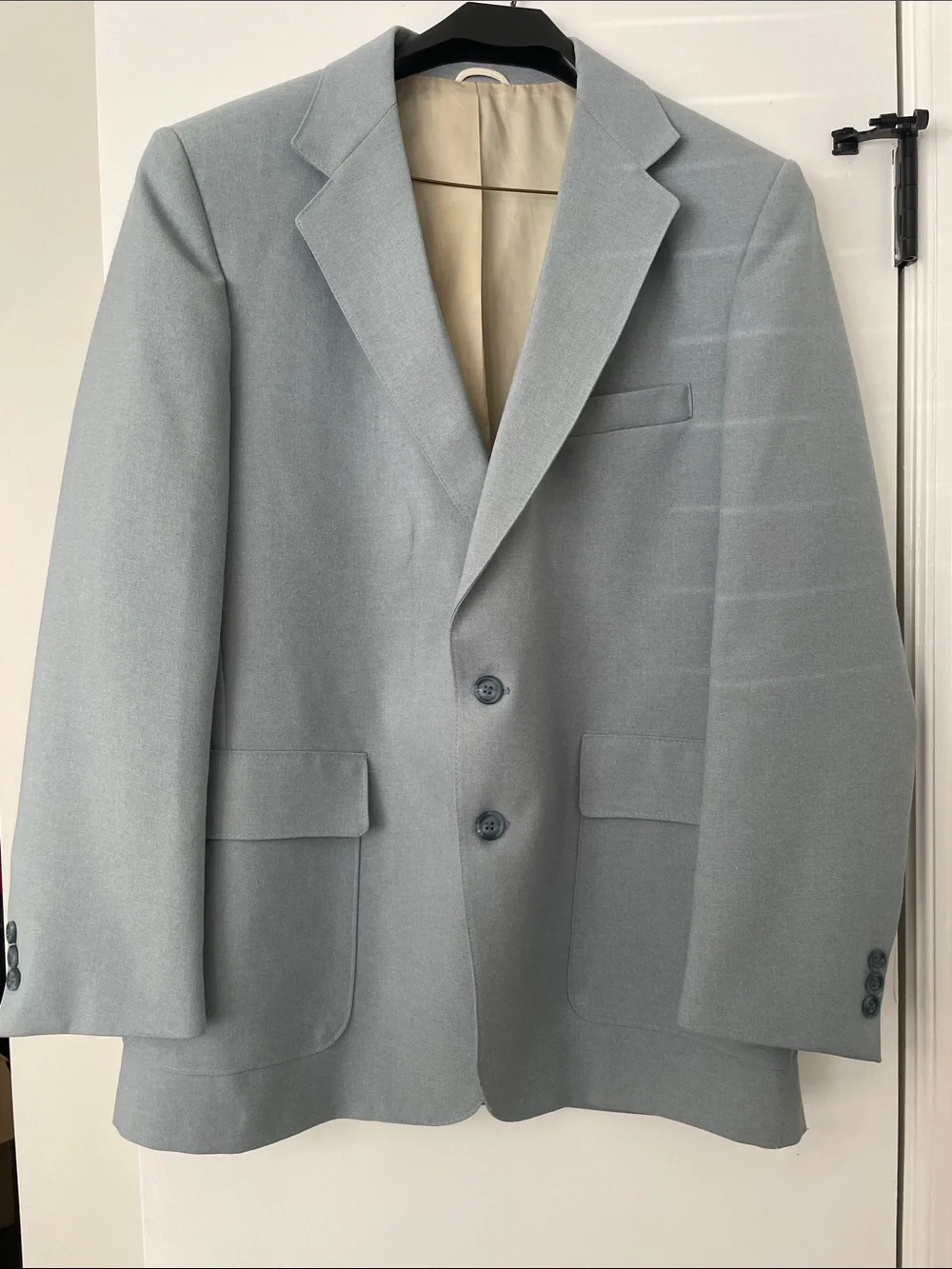 Levi's Light Blue Gray Single-Breasted Blazer